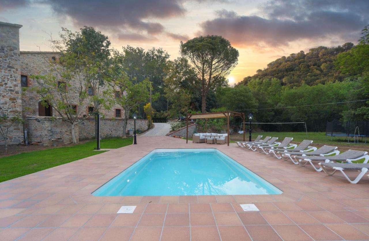 Masia Can Janet Arbucies Bagian luar foto